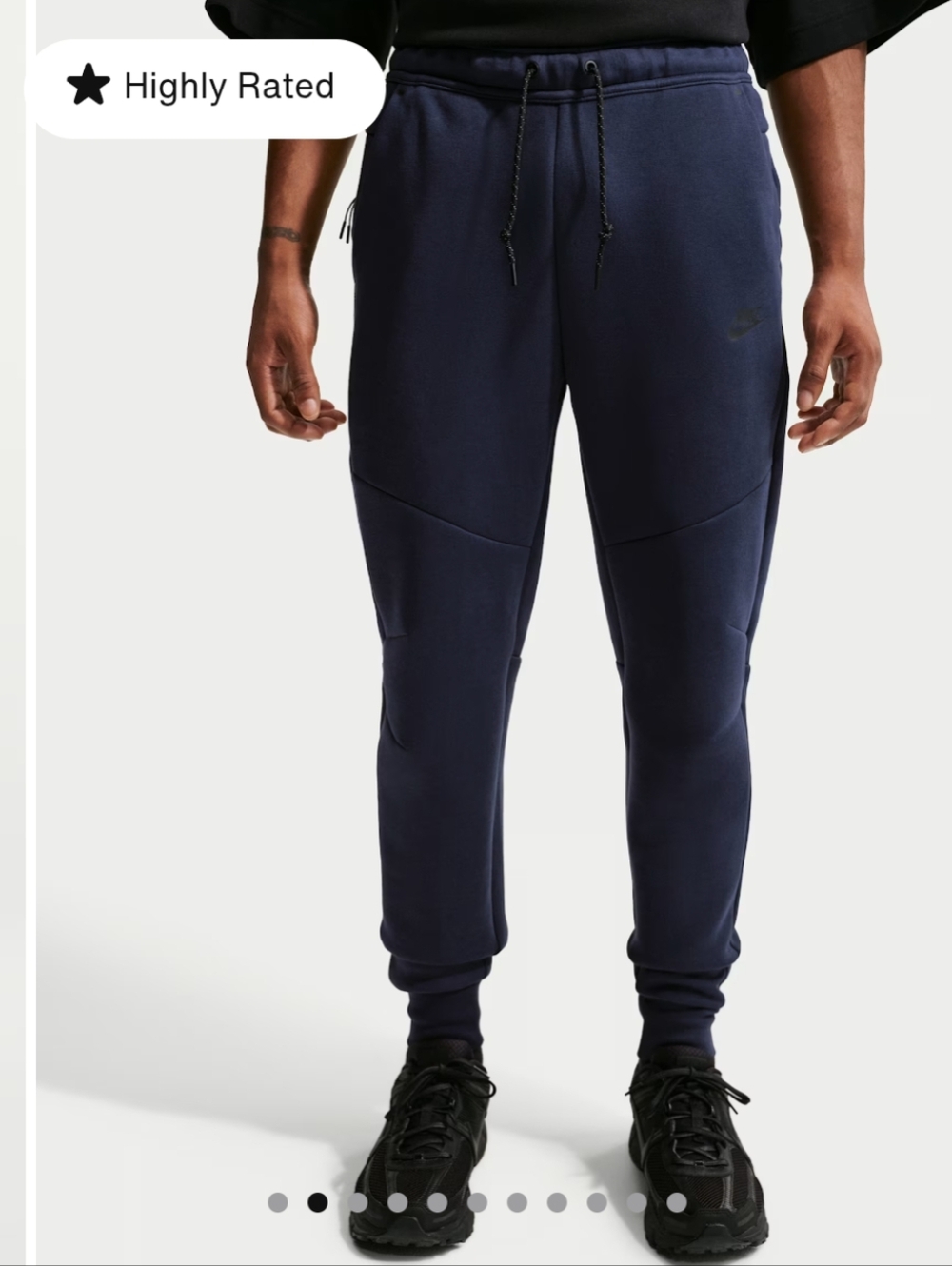 Nike Tech Fleece Sweatpants Jogger Pants Mens M Navy Blue Active Athletic Comfy